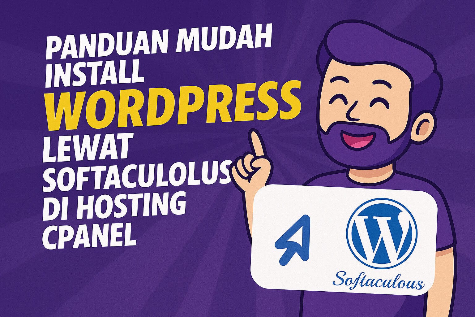 Install WP via Softaculous